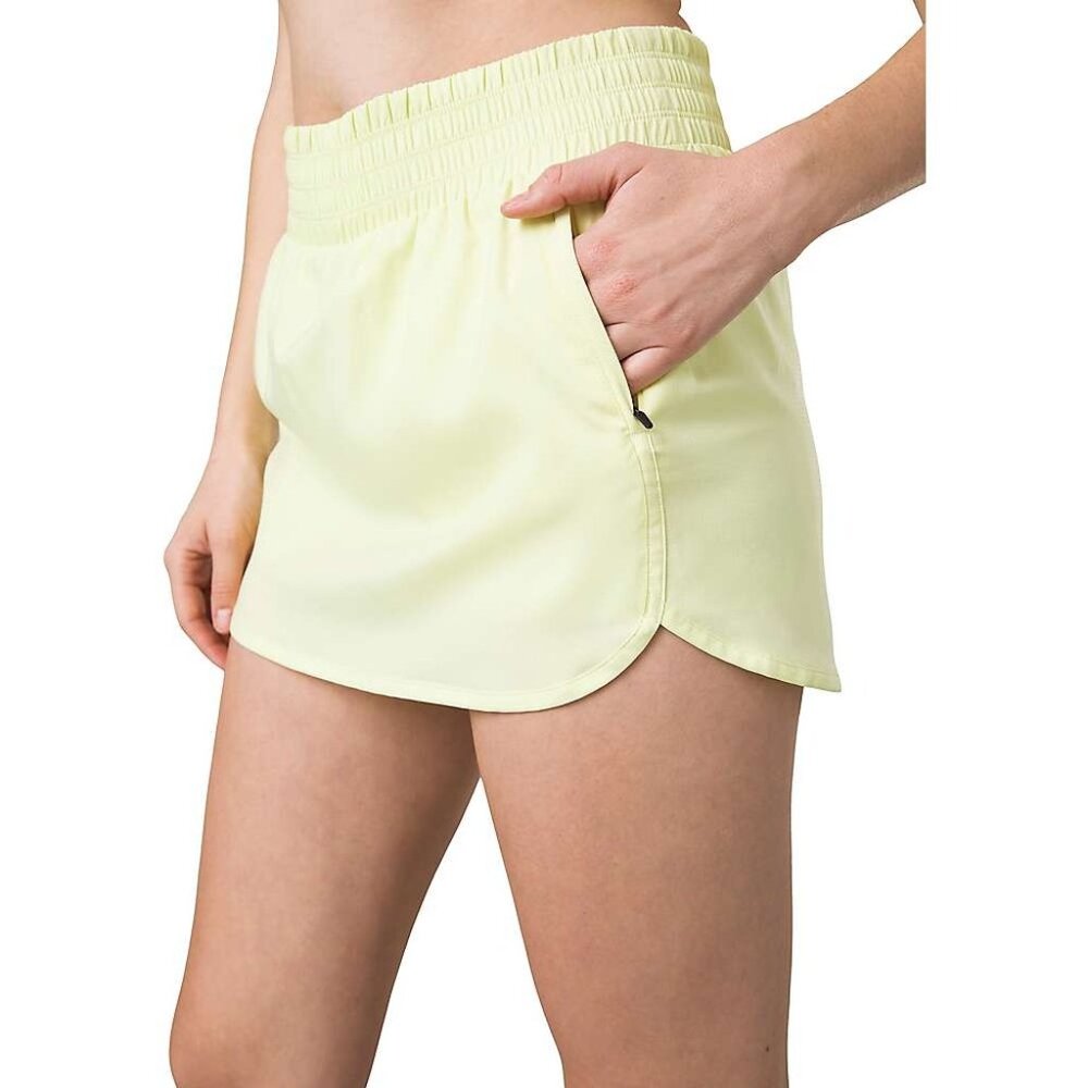 PrAna Womens Peak to Pavement Skort Large Lime Squeeze